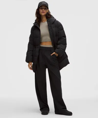 Lululemon Cinch-waist 600-down-fill Puffer In Black