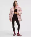 Lululemon Cinch-waist 600-down-fill Puffer In Pink