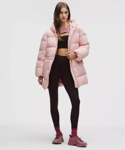 Lululemon Cinch-waist 600-down-fill Puffer In Pink
