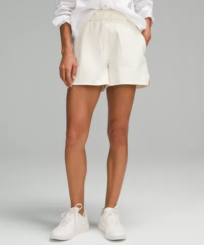 Lululemon Cinchable Waist High-rise Woven Shorts 3.5" In White