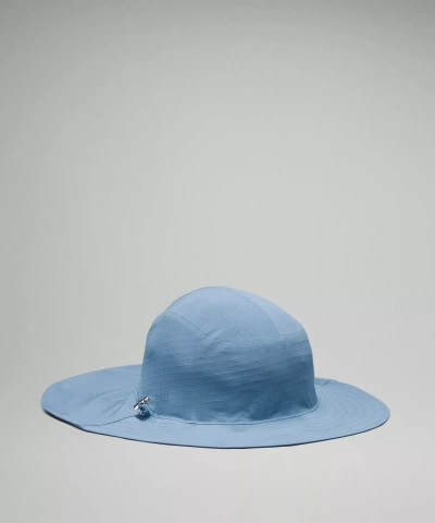 Lululemon Cinchable Wide Brim Bucket Hat In Blue