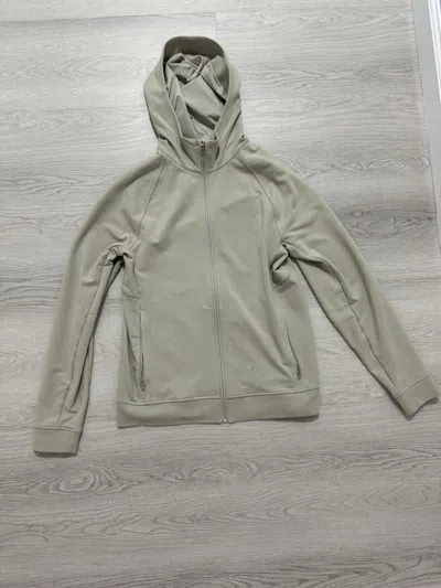 Pre-owned Lululemon City Sweat Full Zip Hoodie In Sand