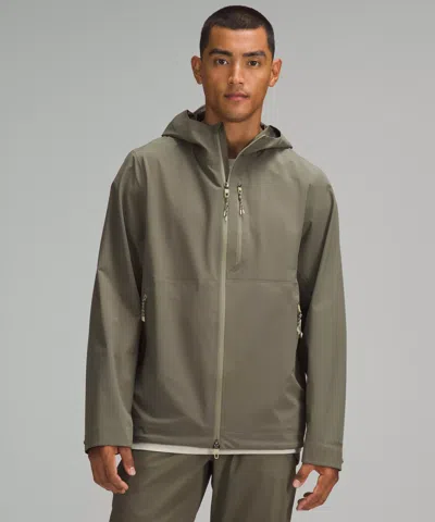 Lululemon City-to-hike Waterproof Jacket In Green