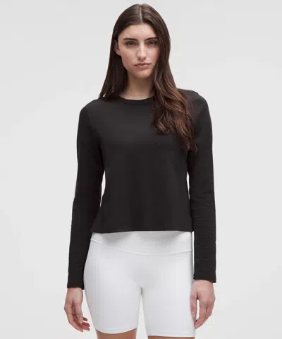 Lululemon Classic-fit Cotton-blend Long Sleeve Shirt