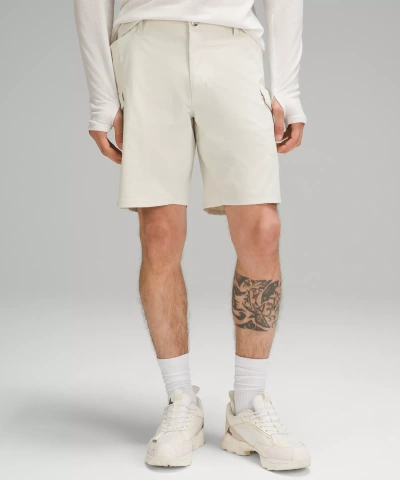 Lululemon Classic-fit Hiking Cargo Shorts 9" In White
