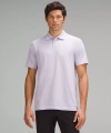 Lululemon Classic-fit Pique Short-sleeve Polo Shirt In Purple
