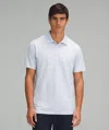 Lululemon Classic-fit Pique Short-sleeve Polo Shirt In White