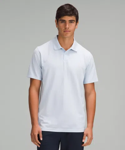 Lululemon Classic-fit Pique Short-sleeve Polo Shirt In White