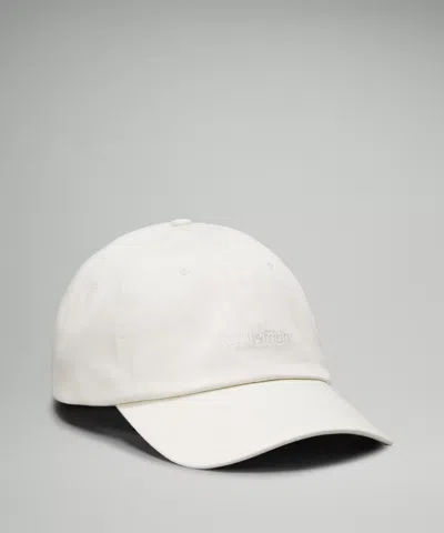 Lululemon Classic Unisex Ball Cap Wordmark In White