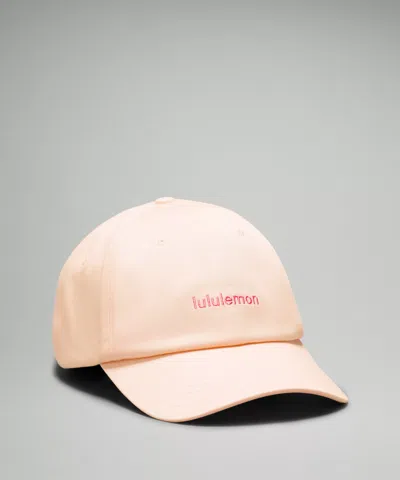 Lululemon Classic Unisex Ball Cap Wordmark In Pink