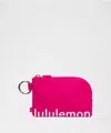 Lululemon Clippable Card Pouch In Pink