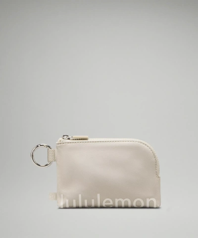 Lululemon Clippable Card Pouch In Neutral
