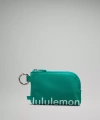 Lululemon Clippable Card Pouch In Green