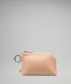 Lululemon Clippable Card Pouch In Neutral