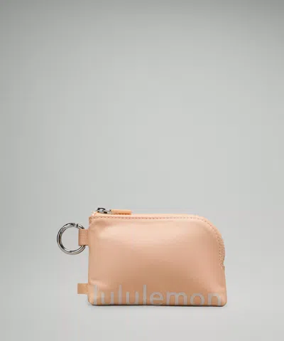 Lululemon Clippable Card Pouch In Neutral