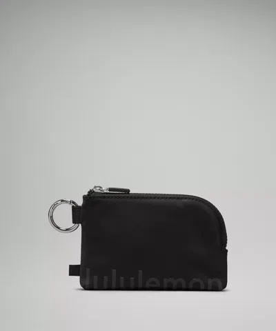 Lululemon Clippable Card Pouch In Black