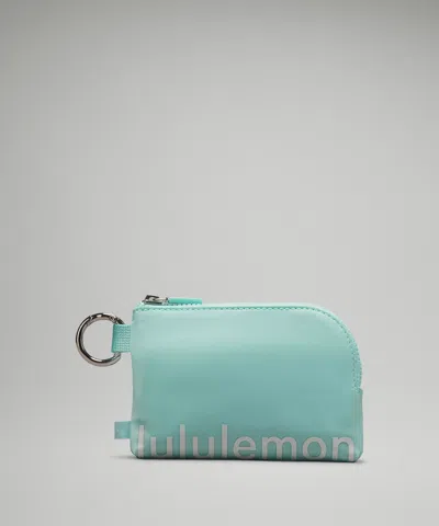 Lululemon Clippable Card Pouch In Blue