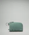 Lululemon Clippable Card Pouch In Green