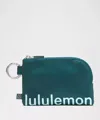 Lululemon Clippable Card Pouch In Green