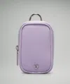 Lululemon Clippable Nano Pouch In Purple