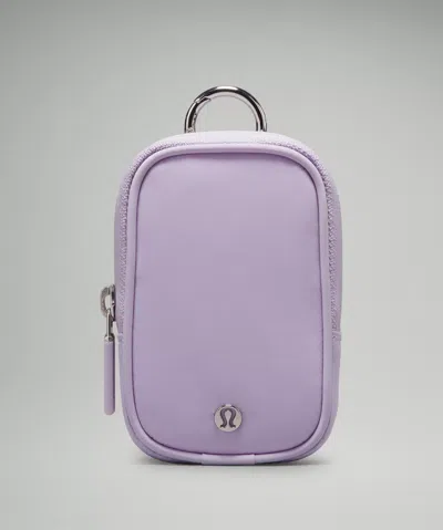 Lululemon Clippable Nano Pouch In Purple