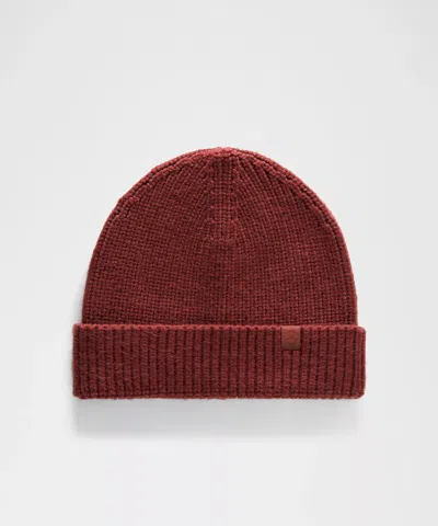 Lululemon Close-fit Wool-blend Ribbed Knit Beanie