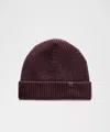 Lululemon Close-fit Wool-blend Ribbed Knit Beanie