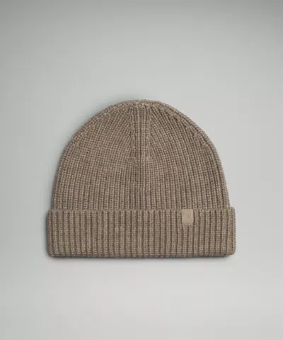 Lululemon Close-fit Wool-blend Ribbed Knit Beanie
