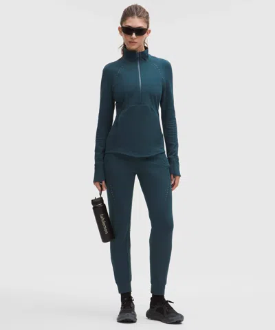 Lululemon Cold Weather High-rise Running Jogger In Green