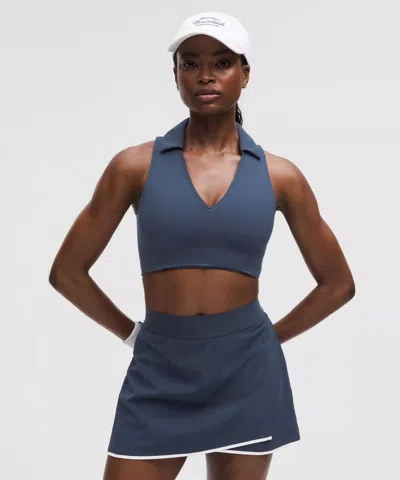 Lululemon Collared Tennis Longline Bra Medium Support, B/c Cup