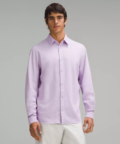Lululemon Commission Long-sleeve Shirt In Purple