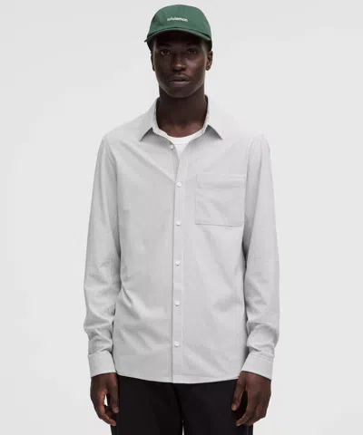 Lululemon Commission Long-sleeve Shirt Pique In White