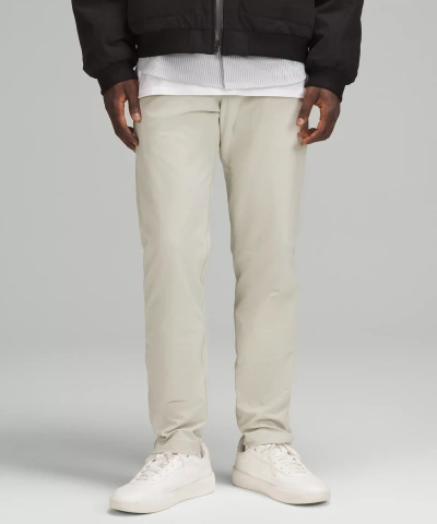 Lululemon Commission Slim-fit Pants 34l In White