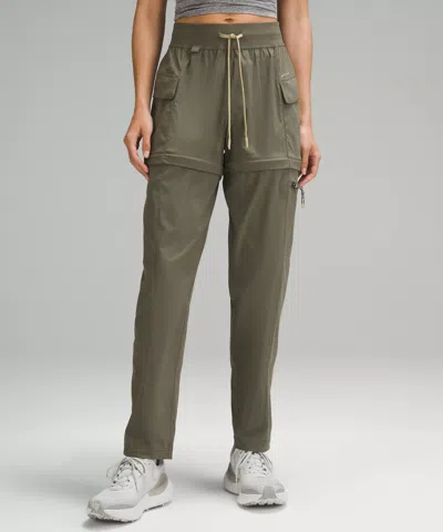 Lululemon Convertible High-rise Hiking Pants In Green