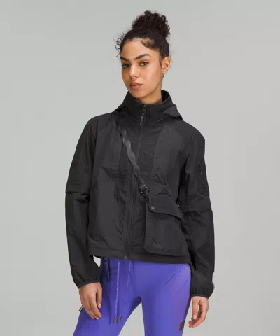 Lululemon Convertible Ripstop Hiking Jacket In Black