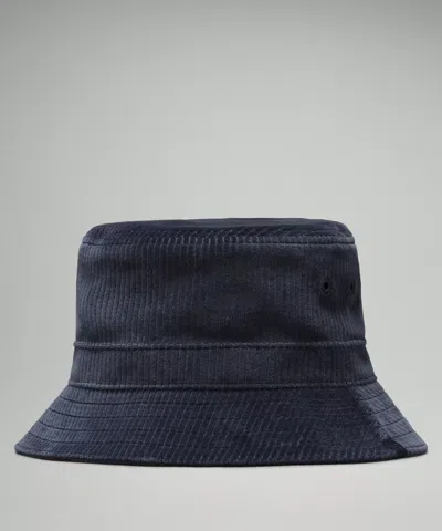 Lululemon Corduroy Bucket Hat Wide Wale In Blue