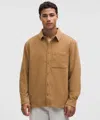 Lululemon Corduroy Relaxed-fit Long-sleeve Button-up Shirt In Brown