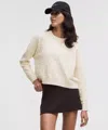 Lululemon Cotton-blend Jacquard Crewneck Sweater In Neutral