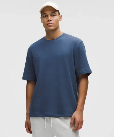 Lululemon Cotton-blend Waffle Knit Short-sleeve Shirt