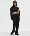 Lululemon Cotton Fleece Mid-rise Straight-leg Pant In Multi