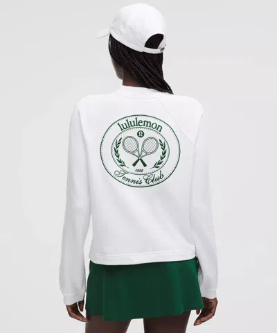 Lululemon Cotton French Terry Crewneck Pullover Tennis Club