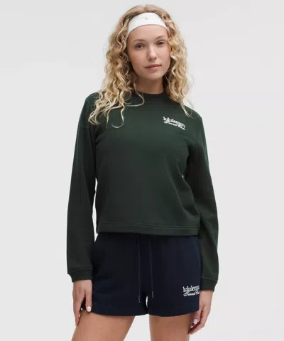 Lululemon Cotton French Terry Crewneck Pullover Tennis Club