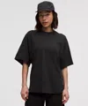Lululemon Cotton Jersey Oversized Stitch-detail T-shirt
