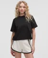Lululemon Abrasion-resistant Training Tee In Black