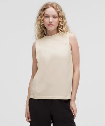 Lululemon Cotton Jersey Stitch-detail Tank Top