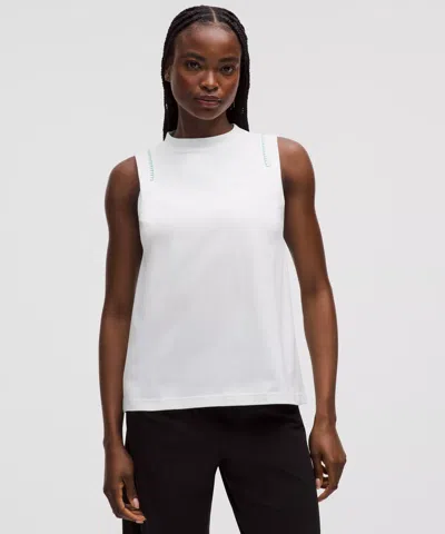 Lululemon Cotton Jersey Stitch-detail Tank Top
