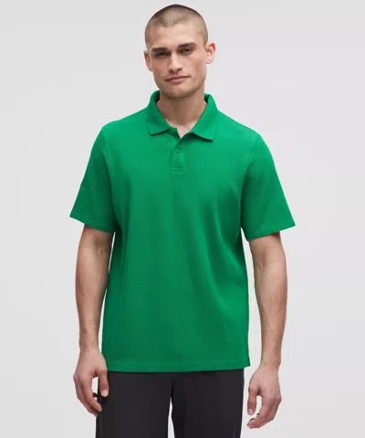 Lululemon Cotton Pique Short-sleeve Polo Shirt