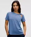 Lululemon Cotton Shoulder-twist T-shirt