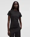Lululemon Cotton Terry Short-sleeve Shirt Slnsh Collection In Black