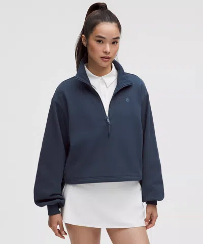 Lululemon Cotton Terry Tennis Half Zip